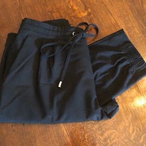 Zara black drawstring jogger pants size small